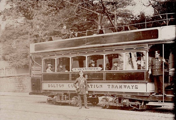 Bolton Corporation Tramways crew 1901 or 1902