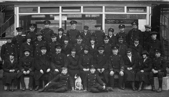 Barrow Corporation Tramways Great War staff photo