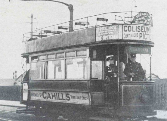 Barrow Corporation Tramways Tram No 6 1920a