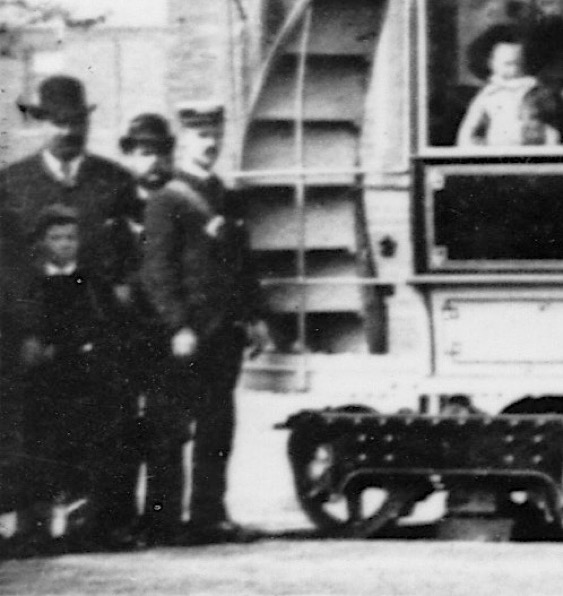 Barrow Tramways Steam tram conductor 1885