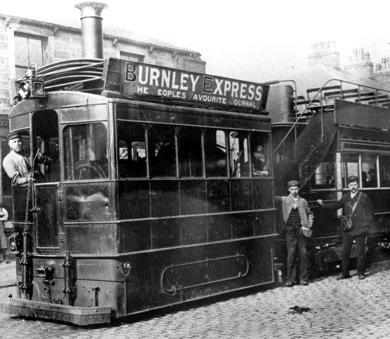 Burnley and District Tramways steam tram crew