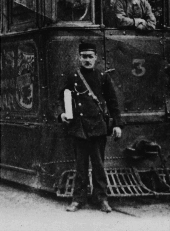 Bradford and Shelf Tramways conductor