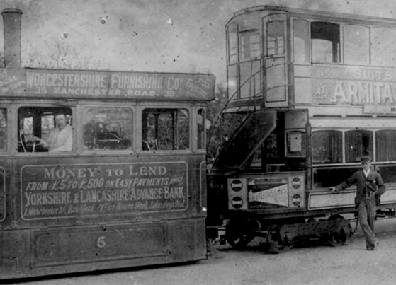 Bradford and Shelf Steam Tram No 5