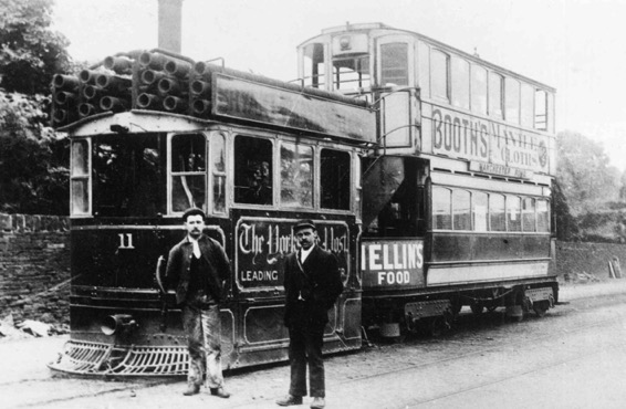 Bradford and Shelf Steam Tram No 11