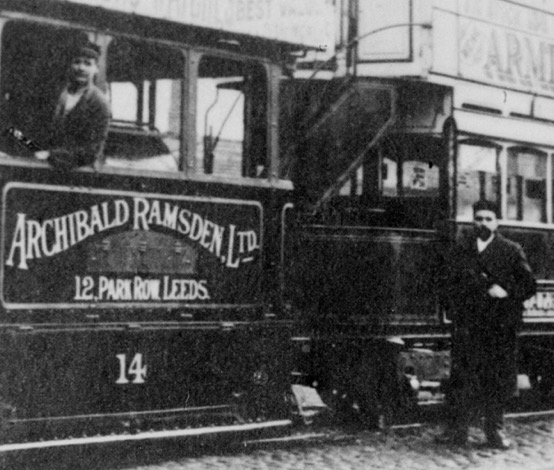 Bradford and Shelf Steam Tram No 14