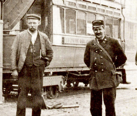 Bradford Tramways and Omnibus Company conductor