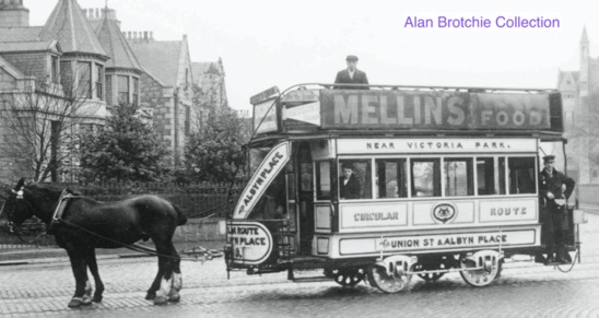 Aberdeen District Tramways Horse Tram No 9