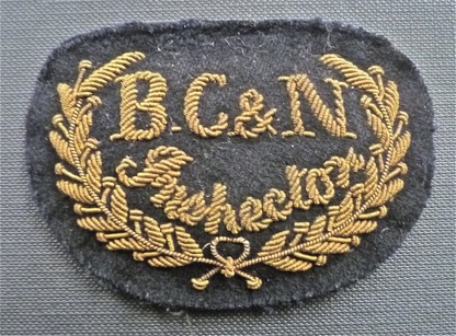 Burnley, Colne and Nelson Joint Transport Committee inspector's cap badge