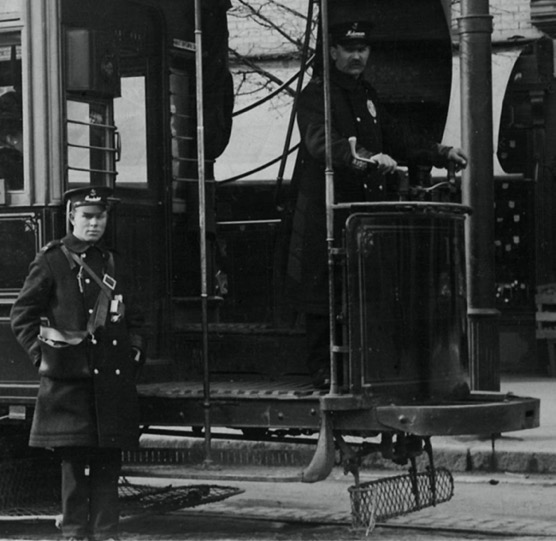 Bexley UDC Tramways Tram conductor and motorman 1913