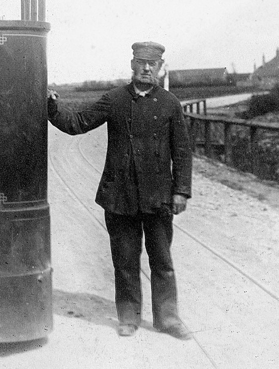 Alford and Sutton Tramway Steam Tram No 2 and Driver