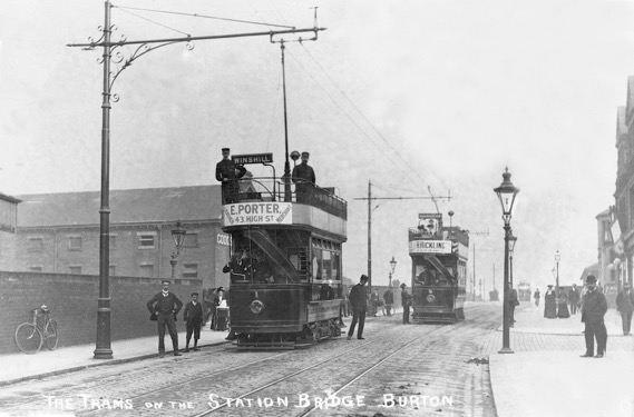 Burton upon Trent Corporation Tramways Tram No 1