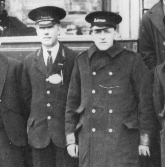 Aberdare Council Tramways tram driver and inspector