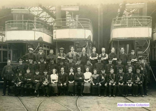 Airdrie and Coatbridge staff photo Great War