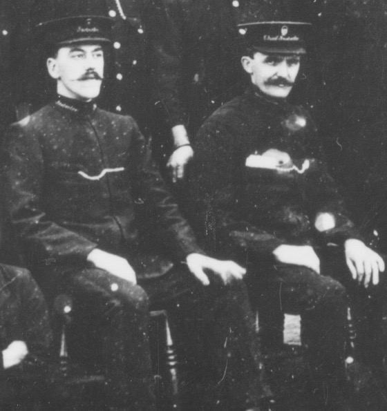 Barnsley and District Tramways inspector and chief inspector, 1908