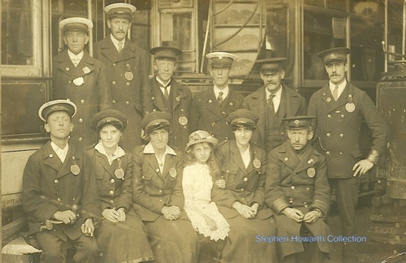 Hastings Tramways Company staff Great War