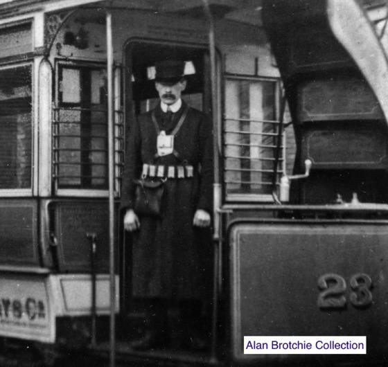 Lanarkshire Tramways Company conductor