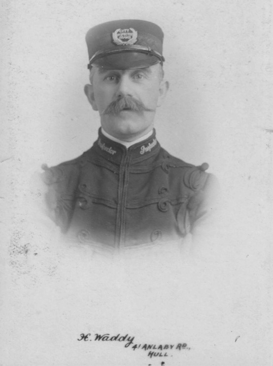 Hull City Tramways Inspector studio portrait