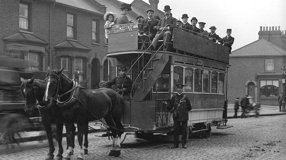 London County Council Horse tram Plumstead Abbey Wood