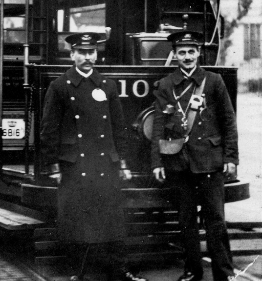 London County Council Tramways 1035 crew