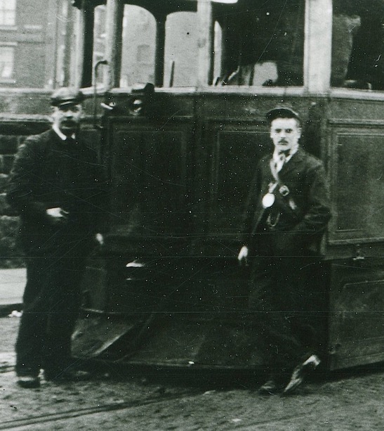 Leeds City Tramways Conductor and steam tram driver