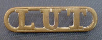 London United Tramways collar badge