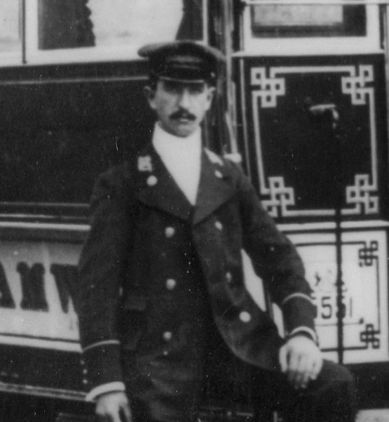 London United Tramways conductor