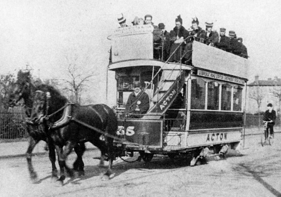 London United Tramways horsecar No 36