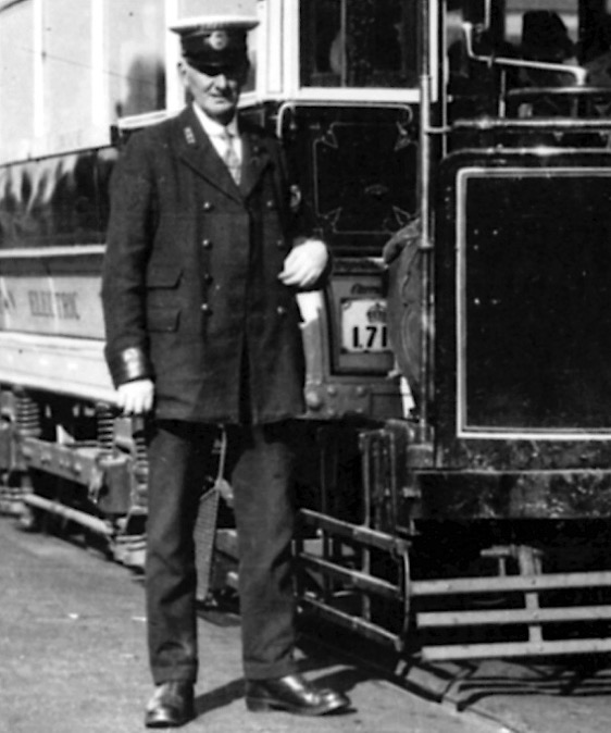 Metropolitan Electric Tramways tram driver motorman