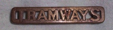 Metropolitan Electric Tramways collar badge
