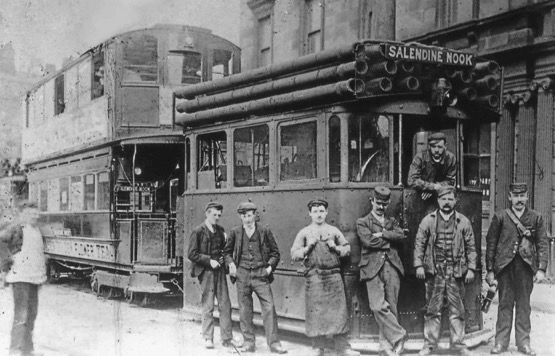 Huddersfield Corporation Tramways steam tram