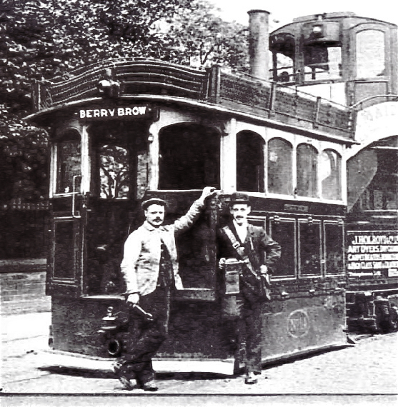 Huddersfield Corporation Tramways steam tram Lockwood