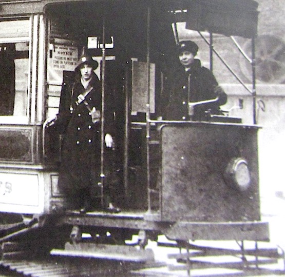 Leith Corporation Tramways Great War female crew