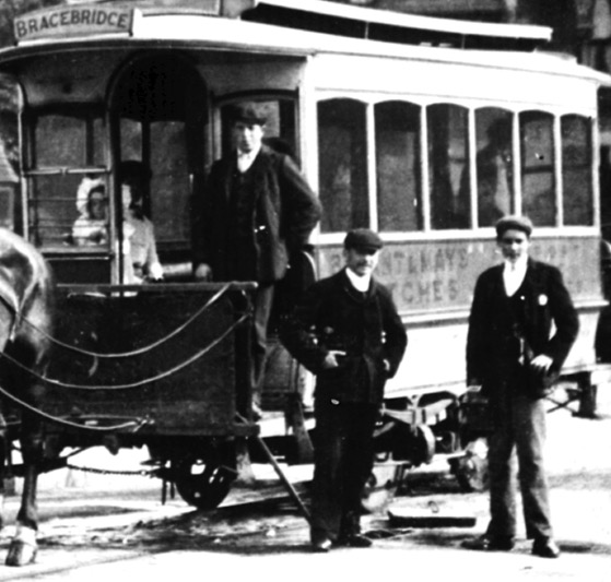 Lincoln Tramway Company Horse Tram crew