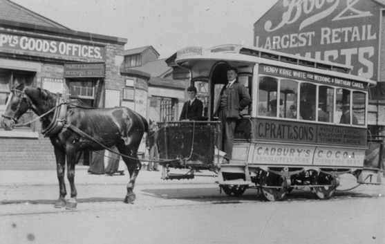 Lincoln Corporation Tramways Horse tram No 3 1905