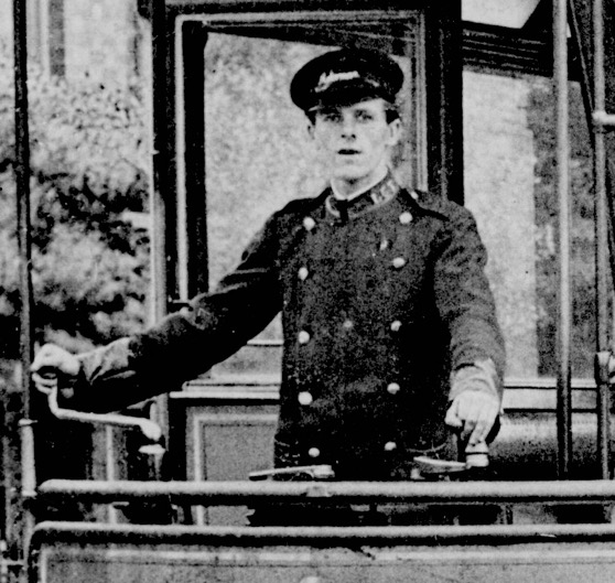 Licoln City Tramways motorman