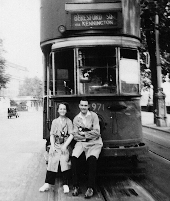 London Passeneger Transport Board Tram 1971 tram conductress