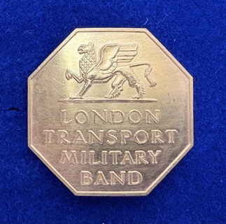 London Transport Military Band cap badge