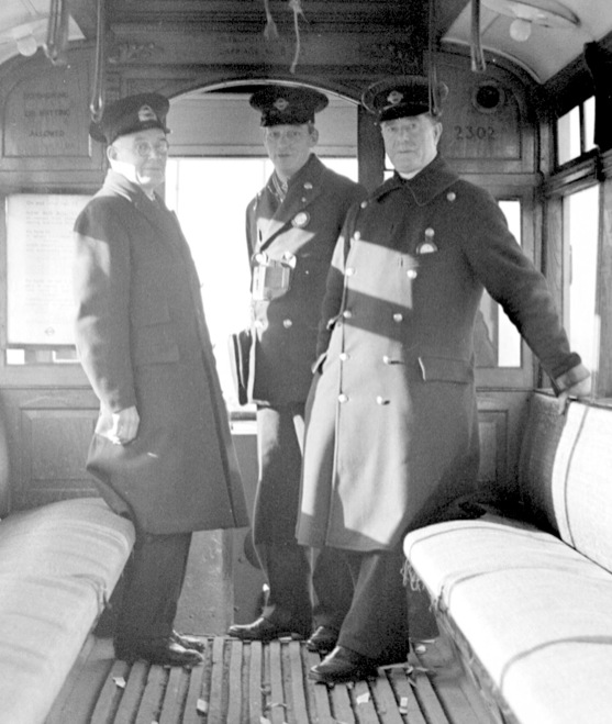 London Transport tram staff 1938