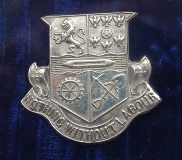 Haslingden Corporation Tramways inspector's cap badge