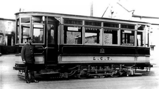 Lancaster Corporation Tramways one-man operated tram