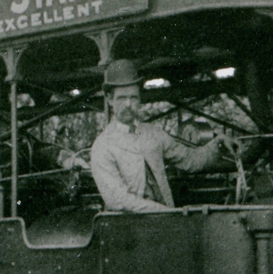 Manchester, Rochdale and Oldham Steam Tram Driver 1886