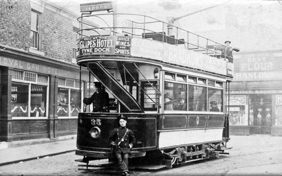 Jarrow and District Electric Tramways Tram No 35 