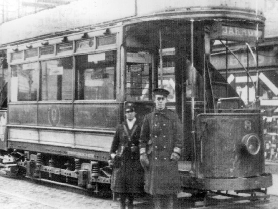 Jarrow and District Electric Tramways Great War conductress