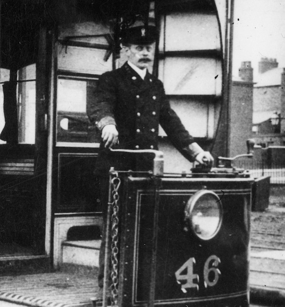 Middleton Electric Tramways motorman