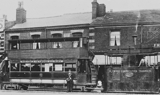 Heywood Corporation Steam Tram No 63 1905 Heywood Market Place