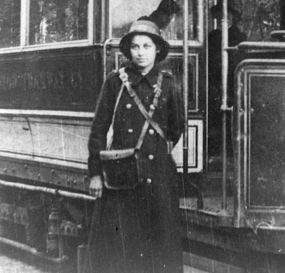 Mexborough and Swinton Tramways Great War conductress