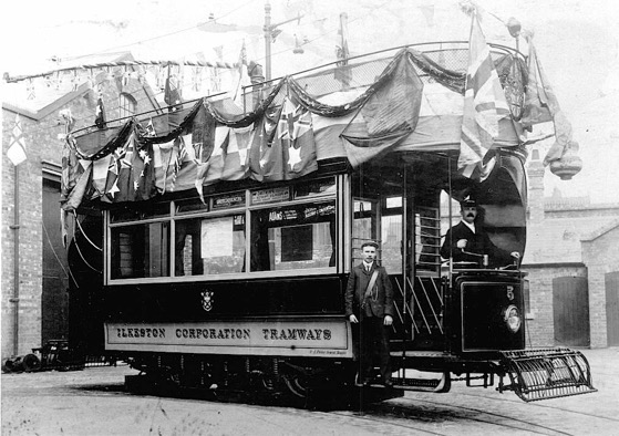 Ilkeston Corporation Tramways Tram No 3 1903