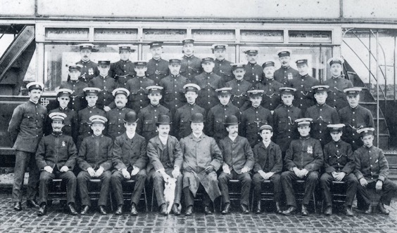 Kilmarnock Corporation Tramways staff photo