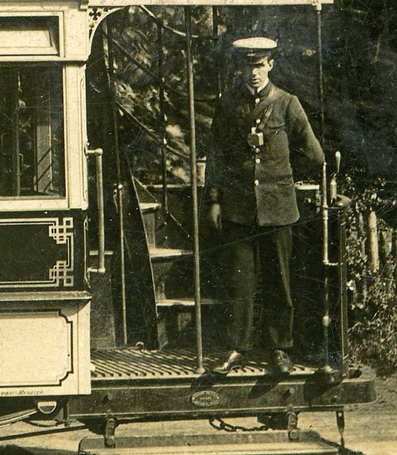 Kilmarnock Corporation Tramways conductor