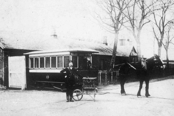 Inchure Tramways No 1 tram Bob Speed